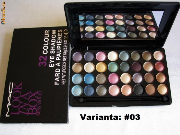 Trusa Make-up 32 Culori MAC Farduri,Machiaj, Profesionala MAC foto mare