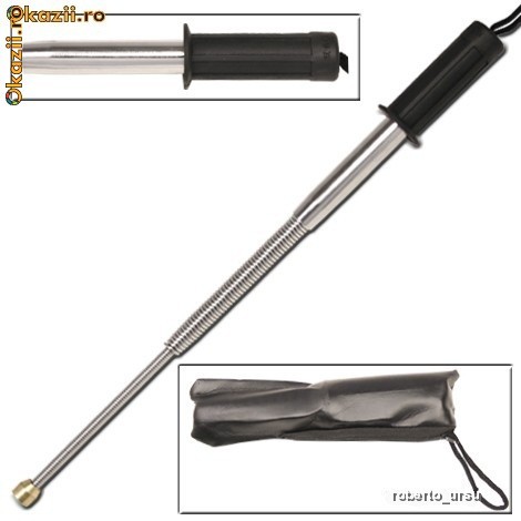 BASTON TELESCOPIC  FLEXIBIL CU  HUSA foto mare