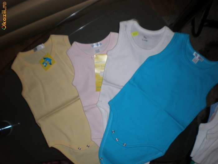 body maieu bumbac 100% Pierino si Tex,diferite marimi 0-12 luni foto mare