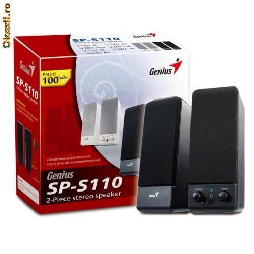 Boxe Genius SP-S110 Black foto mare
