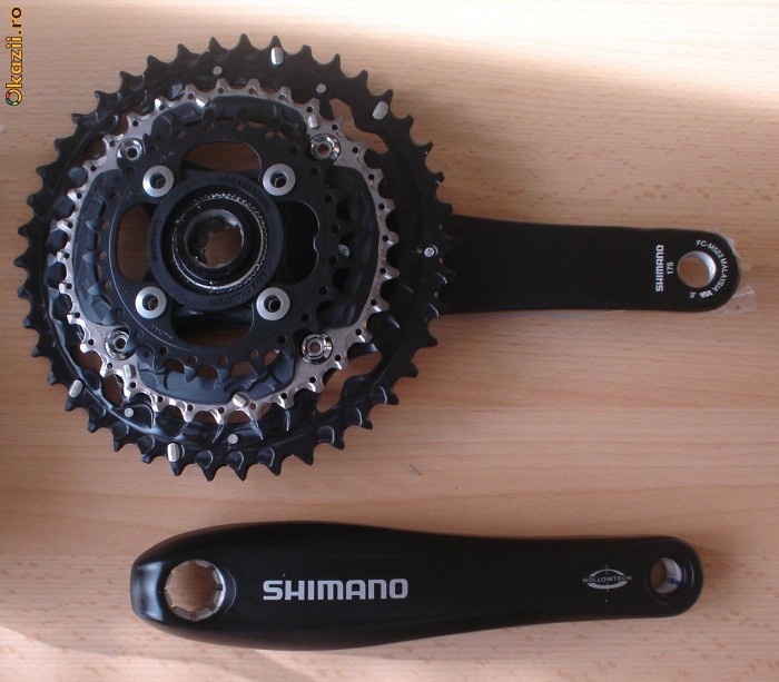 Angrenaj pedalier 3x10 viteze MTB octalink Shimano Deore FC-M522 - nou foto mare