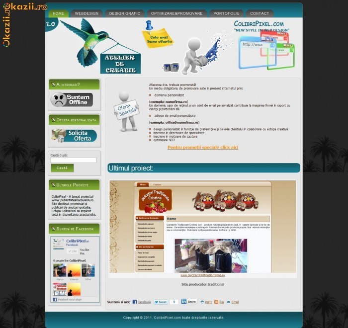 Web design, site, seo, promovare, magazin online, grafica publicitara, logo foto mare