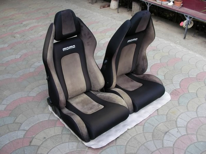 Scaune MOMO Speed 2 - Piele Alcantara foto mare