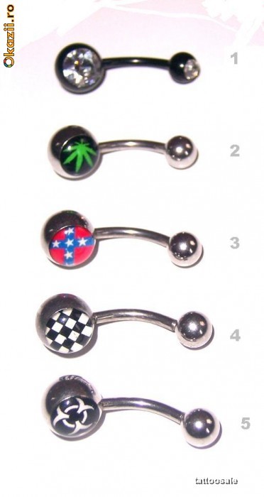 Piercing  de Buric cercei otel chirurgical 316 foto mare